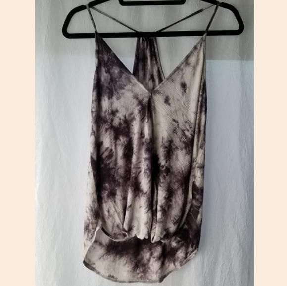 Blue Tie Dye Tank Top - Picture 1 of 3